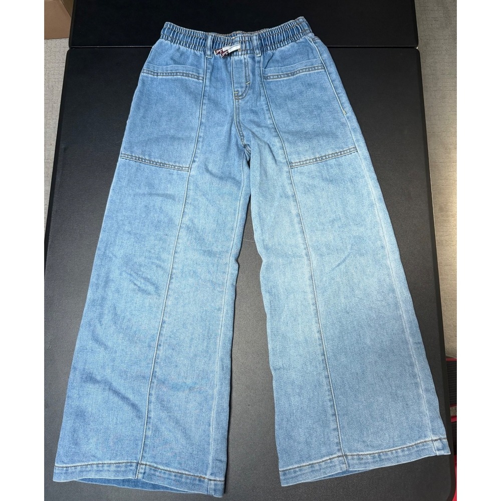 Levi's '94 Baggy Wide Leg Pull-On Jeans Girls‎ Size Large 11-12 Years Light Wash